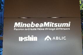 Minebea Mitsumi signage and logo